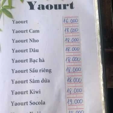 Thực đơn- Khoảng Khắc Cafe