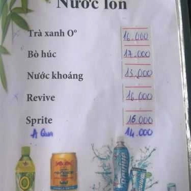 Thực đơn- Khoảng Khắc Cafe