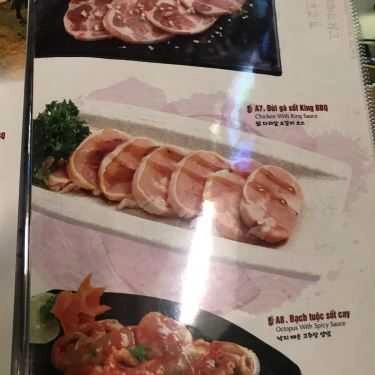Thực đơn- Nhà Hàng King BBQ - Vincom Plaza