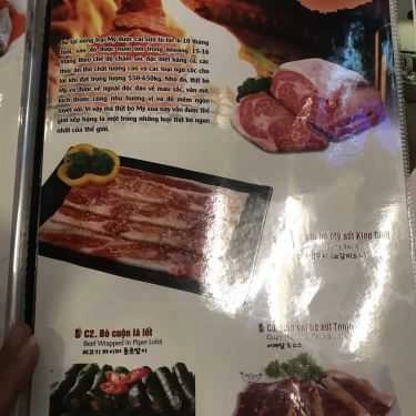 Thực đơn- Nhà Hàng King BBQ - Vincom Plaza