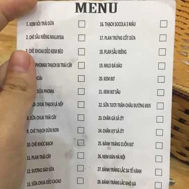 Thực đơn- LaNie Coffee & Desserts
