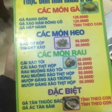 Thực đơn- Nhà Hàng Lẩu Bò A Cứ 1