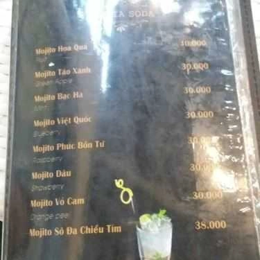 Thực đơn- Louis Showroom Cafe