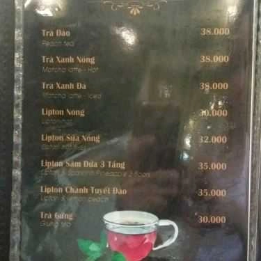Thực đơn- Louis Showroom Cafe