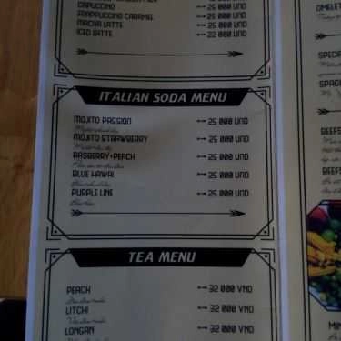 Thực đơn- Machine Cafe