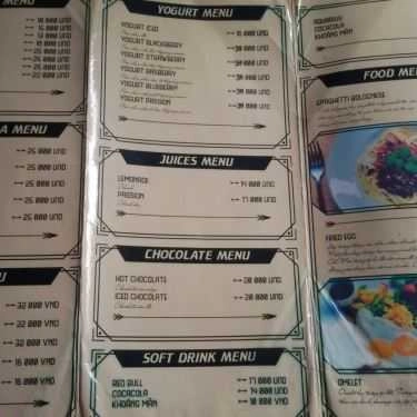 Thực đơn- Machine Cafe