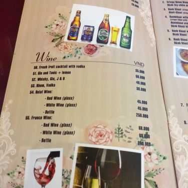 Thực đơn- Madarin Cafe