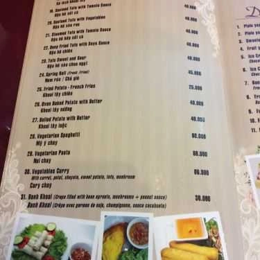 Thực đơn- Madarin Cafe