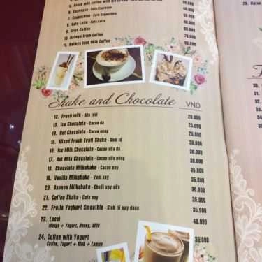Thực đơn- Madarin Cafe