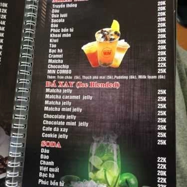 Thực đơn- Min Coffee & Milk Tea