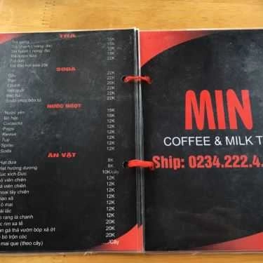 Thực đơn- Min Coffee & Milk Tea