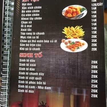 Thực đơn- Min Coffee & Milk Tea