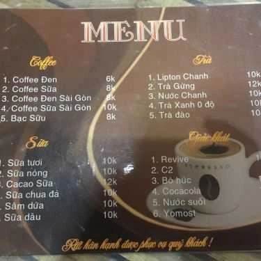 Thực đơn- Mộc Viên Coffee