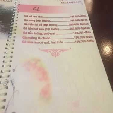 Thực đơn- Nhà Hàng Mộc Viên Restaurant - Ẩm Thực Việt - Nhật