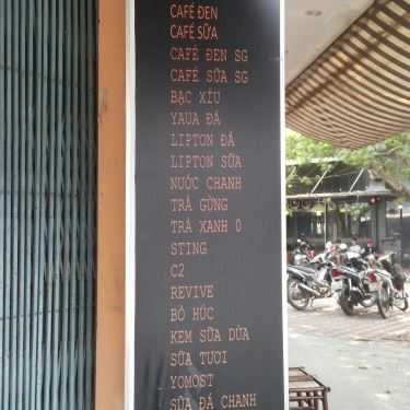 Thực đơn- Nắng Cafe