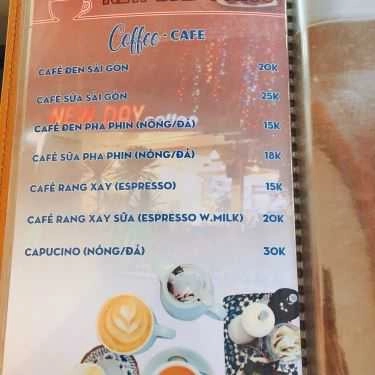 Thực đơn- New Day Coffee