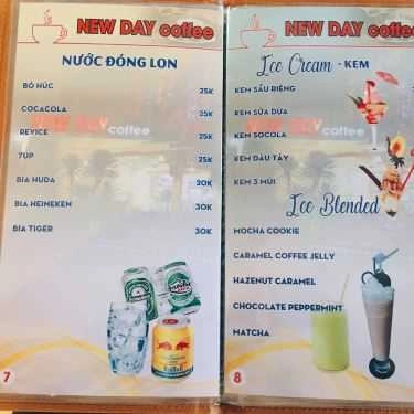 Thực đơn- New Day Coffee
