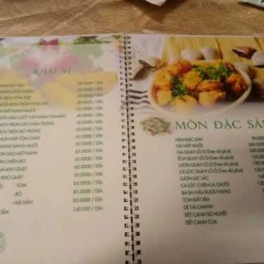 Thực đơn- Nhà Hàng Ngọc Anh Restaurant - Cơm Niêu & Hải Sản