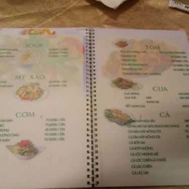 Thực đơn- Nhà Hàng Ngọc Anh Restaurant - Cơm Niêu & Hải Sản