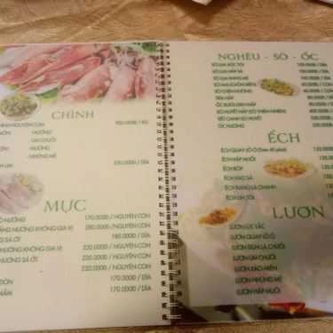 Thực đơn- Nhà Hàng Ngọc Anh Restaurant - Cơm Niêu & Hải Sản