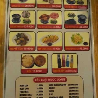 Thực đơn- Nhà Hàng BBQ Thái Lan - Hàn Quốc