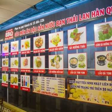 Thực đơn- Nhà Hàng BBQ Thái Lan - Hàn Quốc