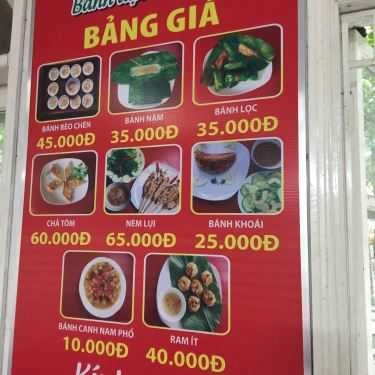 Thực đơn- Nhà Hàng Hương Cau - Nguyễn Bỉnh Khiêm