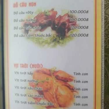 Thực đơn- Nhà Hàng Mây - Ẩm Thực 3 Miền