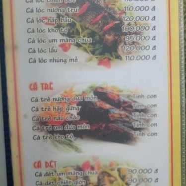 Thực đơn- Nhà Hàng Mây - Ẩm Thực 3 Miền