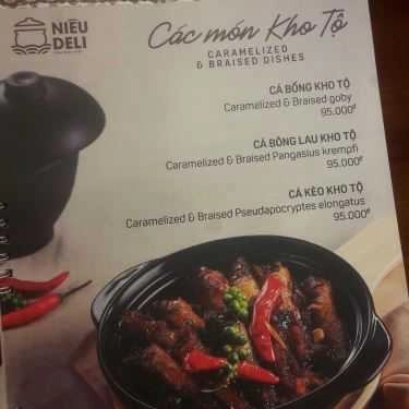 Thực đơn- Nhà Hàng Niêu Deli - Vincom Plaza