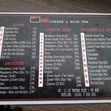 Thực đơn- Nối Coffee & Milktea