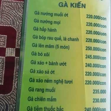 Thực đơn- Nhà Hàng Ớt Xanh - Các Món Nướng Hải Sản