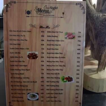 Thực đơn- Nhà Hàng Overnight Restaurant - Ẩm Thực 3 Miền