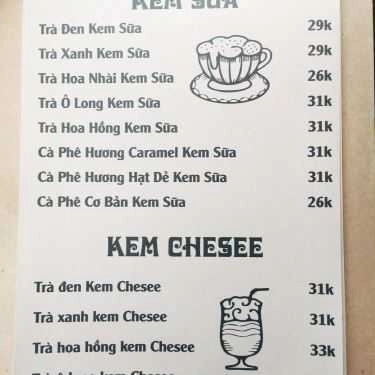 Thực đơn- Pause Coffee