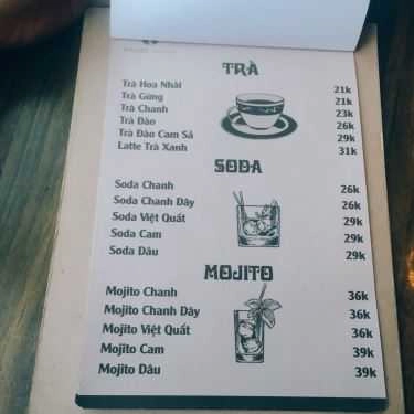 Thực đơn- Pause Coffee