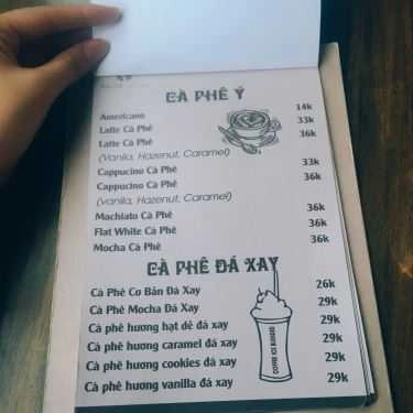 Thực đơn- Pause Coffee