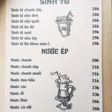 Thực đơn- Pause Coffee