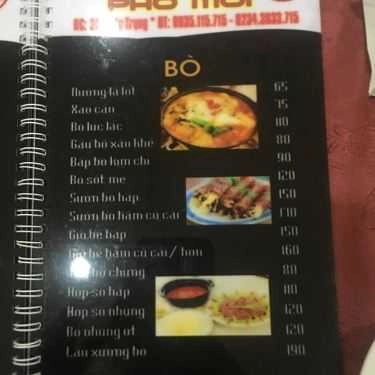 Thực đơn- Nhà Hàng Phố Mới Restaurant - Gà & Heo Bản Lên Mâm