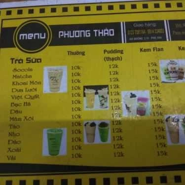 Thực đơn- Ăn vặt Phương Thảo - Trà Sữa & Kem Flan