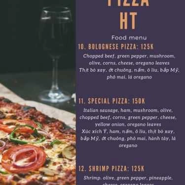 Thực đơn- Nhà Hàng Pizza HT