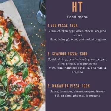 Thực đơn- Nhà Hàng Pizza HT