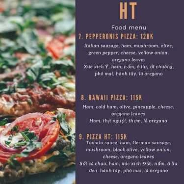 Thực đơn- Nhà Hàng Pizza HT