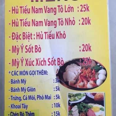 Thực đơn- Ăn vặt Quán Ăn Sài Gòn