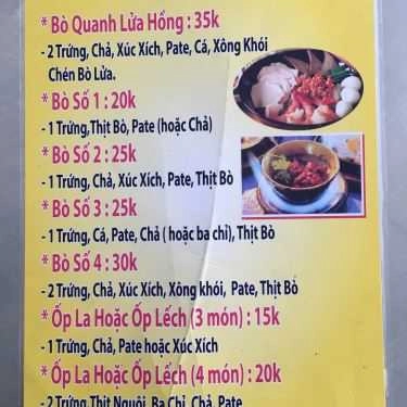 Thực đơn- Ăn vặt Quán Ăn Sài Gòn