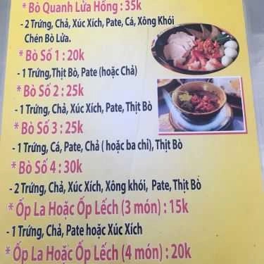 Thực đơn- Ăn vặt Quán Ăn Sài Gòn