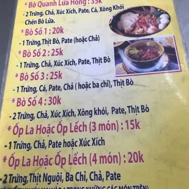 Thực đơn- Ăn vặt Quán Ăn Sài Gòn