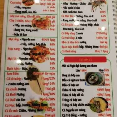 Thực đơn- Quán Nhậu Quán Bình - Nhậu Bình Dân - Chương Dương