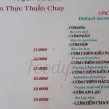 Thực đơn- Nhà Hàng Loving Hut - Món Chay