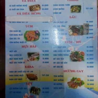 Thực đơn- Quán Nhậu Miên