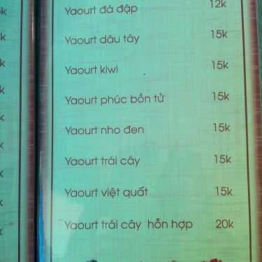 Thực đơn- Quỳnh Cafe